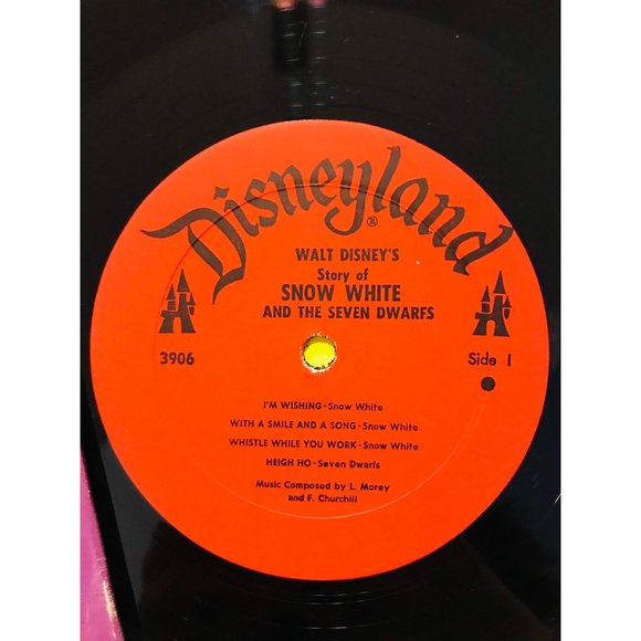 Snow White and the Seven Dwarfs Story and Songs Disney LP Record Vintage Vinyl w - Picture 6 of 6